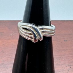 Sterling Wrap/Knot Ring - 5.00 Grams - About Size 7