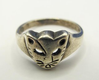 Sterling Panther Ring  2.76g  Size 7.5