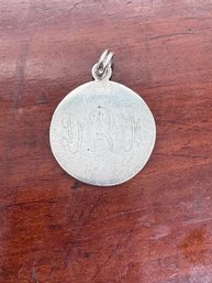 Taxco Engraved Sterling Pendant - 8.42 Grams