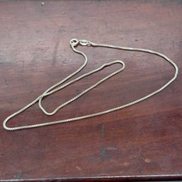 18' Sterling Silver Box Chain - 3.51 Grams