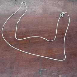 Sterling Silver 'S' Link - 1.31 Grams - 18'