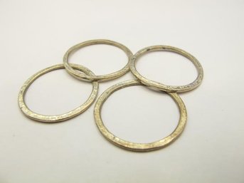 Sterling Stackable Rings 3.70g  Size 9