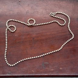 20' Ball Link Sterling Necklace - 11.00 Grams