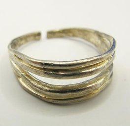Multi-band Sterling Ring 2.62g  Size 6.5
