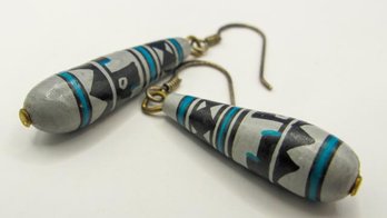 Aztec Beads In Sterling Setting 3.62g