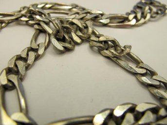 ITALY Sterling Figaro Necklace 45.62g