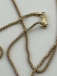 Italy- Gold Toned 30. Sterling Chain 4.8g