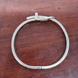 Taxco Sterling Buckle Bangle Bracelet - 14.28 Grams