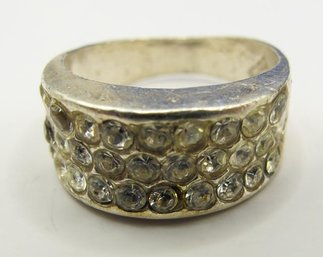 Sterling Embellished Ring 4.0g  Size 7