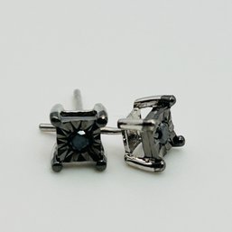 Sterling Silver Square Dads .83 G