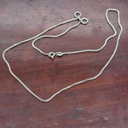 20' Box Chain - Sterling - 5.22 Grams