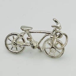 Sterling Silver Bike Pendant 2.17 G