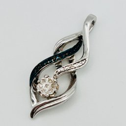 DIAMOND Sterling Silver Pendant 2.94 G