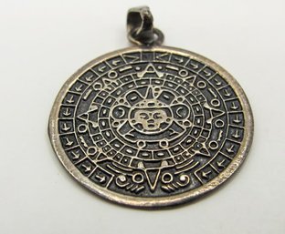MEXICO Aztec Sterling Pendant 2.18g