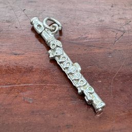 Sterling Flute Charm - 1.83 Grams