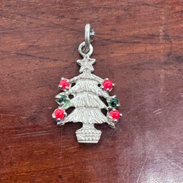 Christmas Tree Charm - Sterling - 1.57 Grams