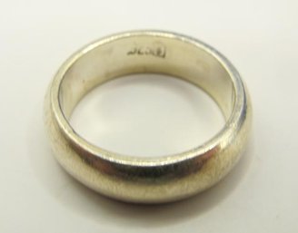 Large Sterling Band 6.65g  Size 7