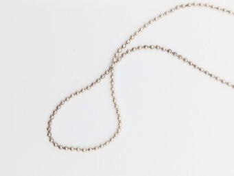 Sterling Ball Chain Necklace 2.2g