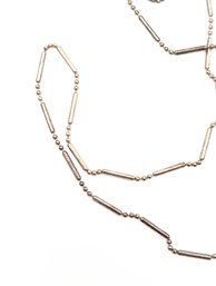 Sterling Bar Chain Necklace 11.7g