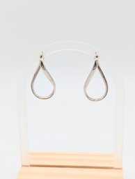 Sterling Infinity Hoop Earrings 3.3g