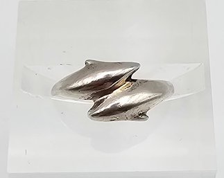 Sterling Silver Dolphin Ring Size 1.5 1 G