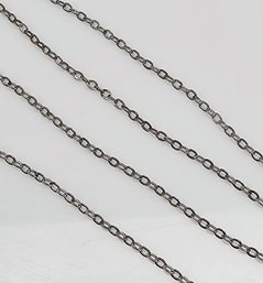 Sterling Silver Cable Chain Necklace 0.5 G
