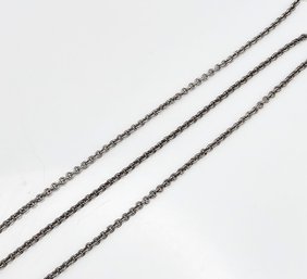 Sterling Silver Cable Chain Necklace 3 G