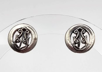 Sterling Silver Earrings 2.3 G