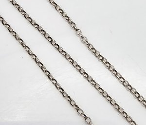 Sterling Silver Cable Chain Necklace 3.2 G