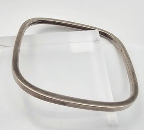 CW Sterling Silver Square Bangle Bracelet 9.4 G