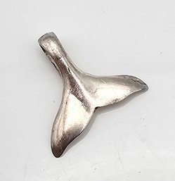 Sterling Silver Whale Tail Pendant 1.7 G