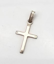 Sterling Silver Cross Pendant 1.1 G