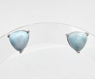 JP Larimar Sterling Silver Earrings 2.6 G