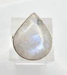 Moonstone Sterling Silver Ring Size 9.5 6.3 G