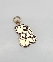Disney 'ID' 14K Gold Whinny The Pooh Bear Pendant 0.5 G