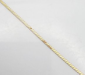 14K Gold S Chain Bracelet 1 G