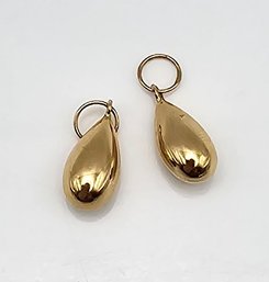 14K Gold Earing Accents 0.5 G
