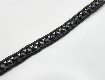 Sterling Silver Stone Bracelet 17.3 G