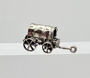 Sterling Silver Covered Wagon Charm 4.5 G