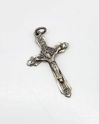 Sterling Silver Crucifix Pendant 1.1 G