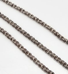 Sterling Silver Woven Rope Chain Necklace 20 G