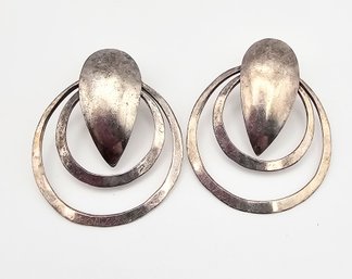 Sterling Silver Earrings 5.3 G