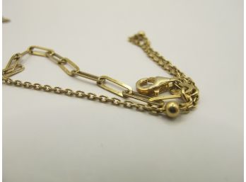 AV Gold Colored Sterling Necklace 3.62g