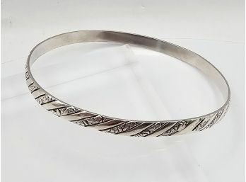 Danecraft Sterling Silver Bangle Bracelet 11.2 G