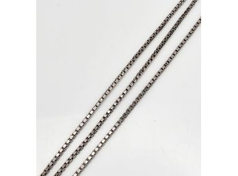 Sterling Silver Box Chain Necklace 4 G