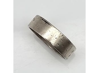 Sterling Silver Band Ring Size 8 3.5 G