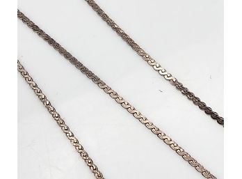 Sarah Coventry Sterling Silver S Chain Necklace 1.9 G