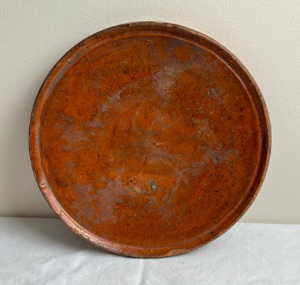 Antique French Faience Pottery Plate Platter