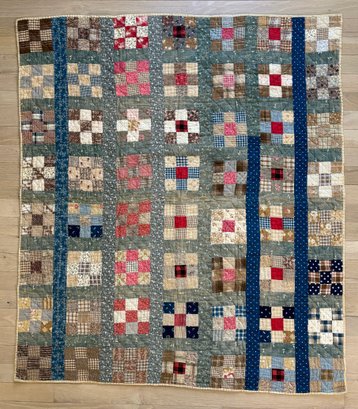 Antique Handmade Child's Patchwork Quilt #1
