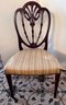 Magnificent Antique Margolis Mahogany Dining Set, Dining Table, 6 Chairs